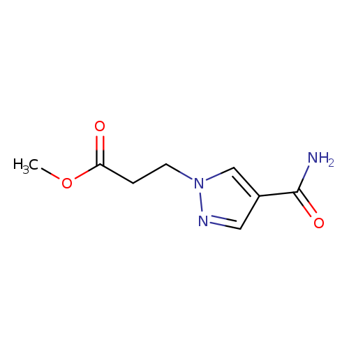 Methyl 3-(4-carbamoyl-1H-pyrazol-1-yl)propanoate