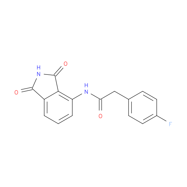 N-(1,3-dioxo-2,3-dihydro-1H-isoindol-4-yl)-2-(4-fluorophenyl)acetamide