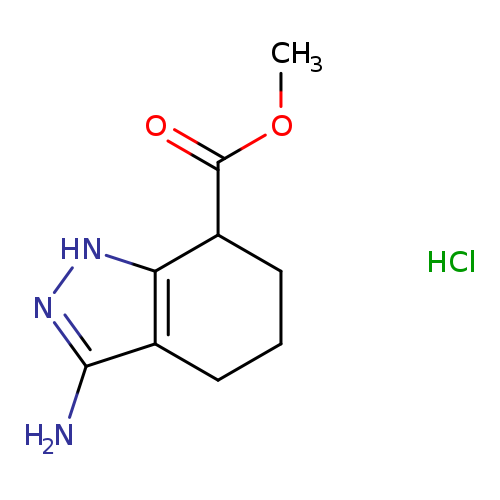 methyl 3-amino-4,5,6,7-tetrahydro-1H-indazole-7-carboxylate hydrochloride