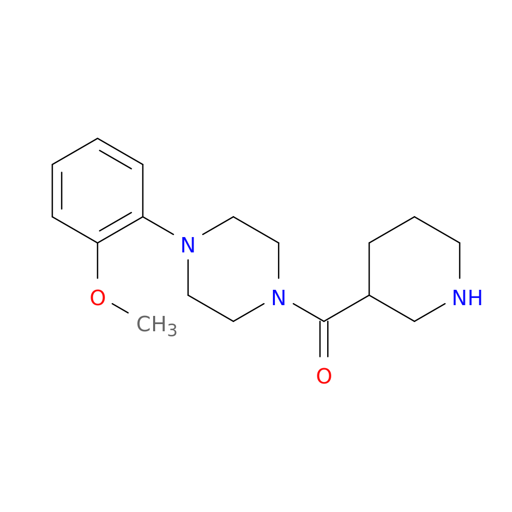Methanone, [4-(2-methoxyphenyl)-1-piperazinyl]-3-piperidinyl-