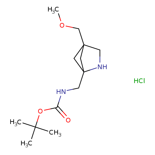 tert-butyl N-{[4-(methoxymethyl)-2-azabicyclo[2.1.1]hexan-1-yl]methyl}carbamate hydrochloride