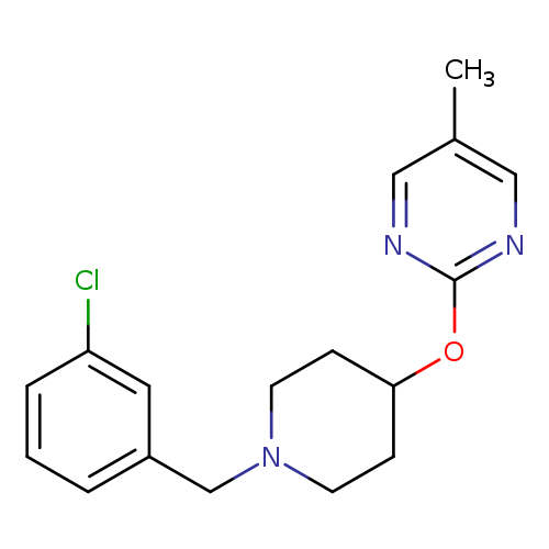 2-({1-[(3-chlorophenyl)methyl]piperidin-4-yl}oxy)-5-methylpyrimidine