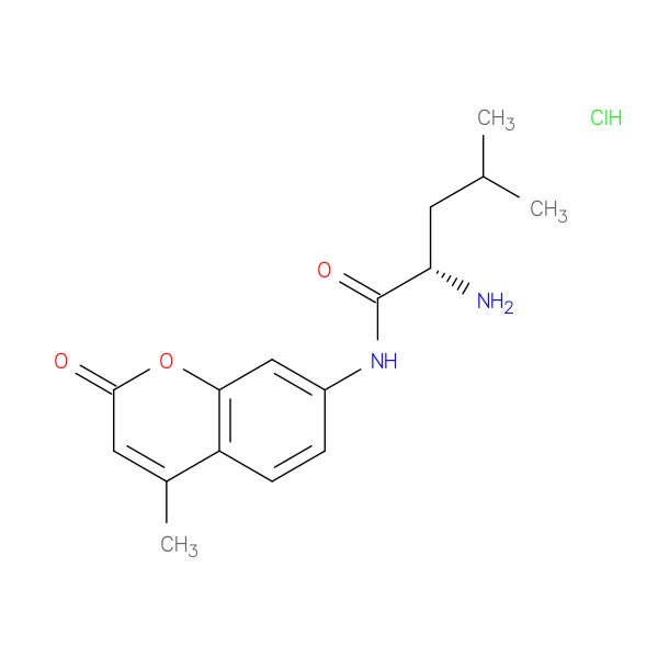 Pentanamide, 2-amino-4-methyl-N-(4-methyl-2-oxo-2H-1-benzopyran-7-yl)-, hydrochloride (1:1), (2S)-