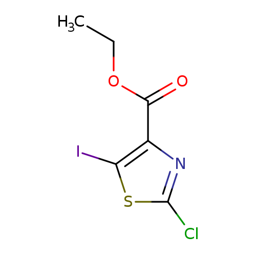 4-Thiazolecarboxylic acid, 2-chloro-5-iodo-, ethyl ester