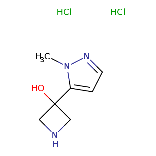 3-(1-methyl-1H-pyrazol-5-yl)azetidin-3-ol dihydrochloride
