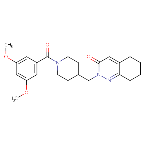 2-{[1-(3,5-dimethoxybenzoyl)piperidin-4-yl]methyl}-2,3,5,6,7,8-hexahydrocinnolin-3-one