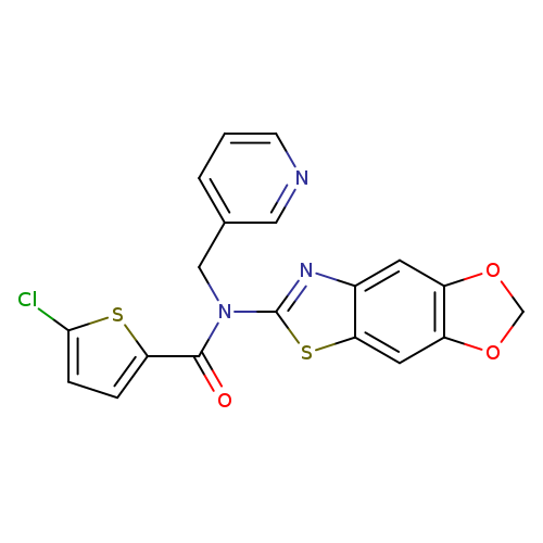5-chloro-N-{4,6-dioxa-10-thia-12-azatricyclo[7.3.0.0^{3,7}]dodeca-1(9),2,7,11-tetraen-11-yl}-N-[(pyridin-3-yl)methyl]thiophene-2-carboxamide