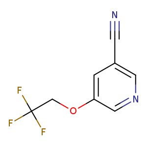 5-(2,2,2-trifluoroethoxy)pyridine-3-carbonitrile