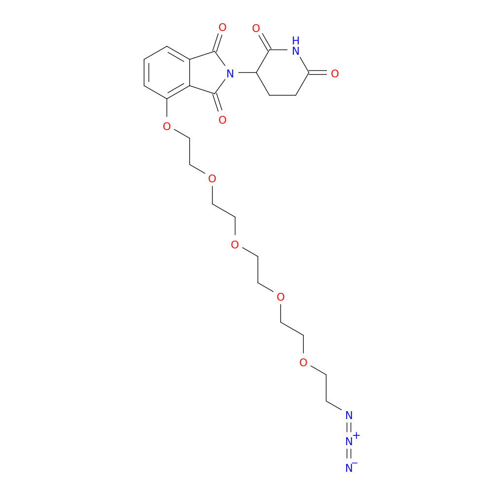 4-((14-Azido-3,6,9,12-tetraoxatetradecyl)oxy)-2-(2,6-dioxopiperidin-3-yl)isoindoline-1,3-dione