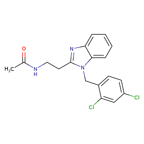 N-(2-{1-[(2,4-dichlorophenyl)methyl]-1H-1,3-benzodiazol-2-yl}ethyl)acetamide