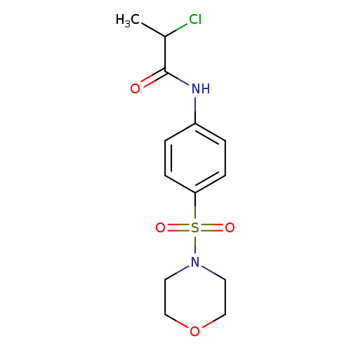 2-Chloro-n-[4-(morpholin-4-ylsulfonyl)phenyl]propanamide