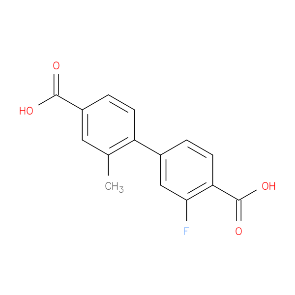 3'-Fluoro-2-methyl-[1,1'-biphenyl]-4,4'-dicarboxylic acid