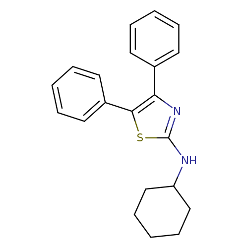 2-Thiazolamine, N-cyclohexyl-4,5-diphenyl-