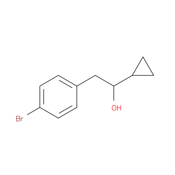 2-(4-bromophenyl)-1-cyclopropylethan-1-ol