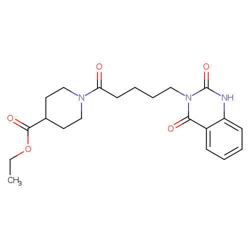ethyl 1-[5-(2,4-dioxo-1,2,3,4-tetrahydroquinazolin-3-yl)pentanoyl]piperidine-4-carboxylate