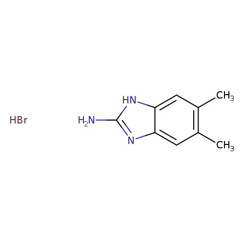 5,6-dimethyl-1H-1,3-benzodiazol-2-amine hydrobromide