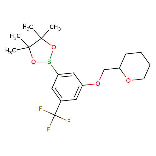3-(Tetrahydropyran-2-yl)methoxy-5-trifluoromethylphenylboronic acid, pinacol ester