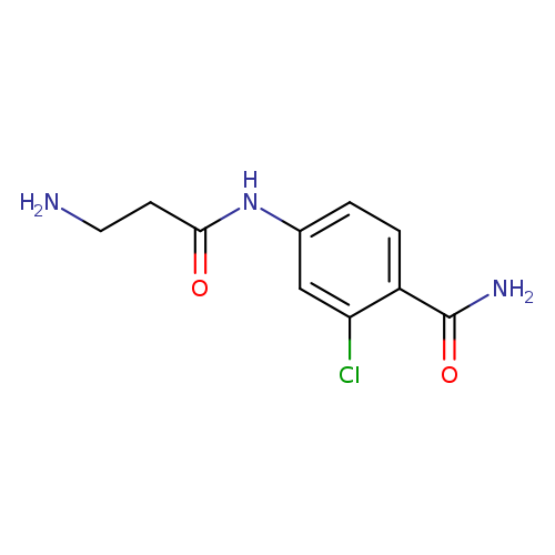 4-(3-aminopropanamido)-2-chlorobenzamide
