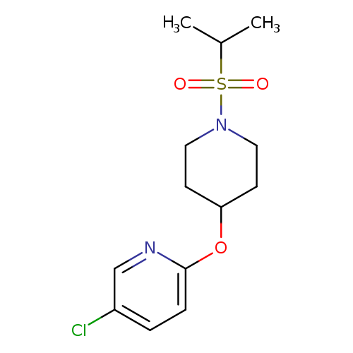 5-chloro-2-{[1-(propane-2-sulfonyl)piperidin-4-yl]oxy}pyridine