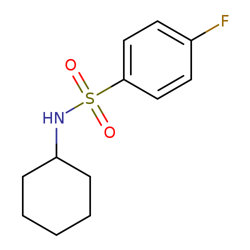 N-Cyclohexyl 4-fluorobenzenesulfonamide