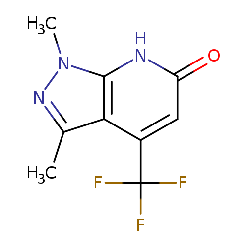 6H-Pyrazolo[3,4-b]pyridin-6-one,1,7-dihydro-1,3-dimethyl-4-(trifluoromethyl)-