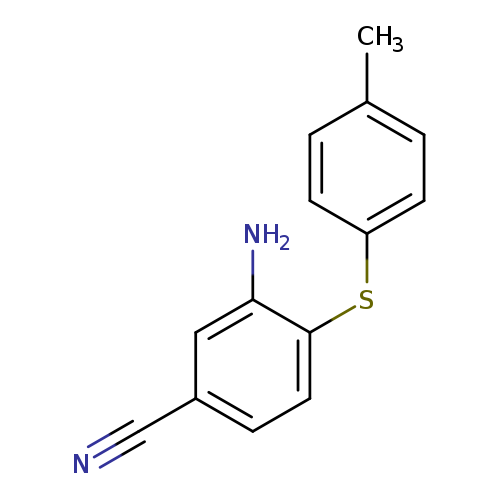 3-Amino-4-(p-tolylthio)benzonitrile