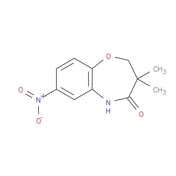3,3-Dimethyl-7-nitro-2,3-dihydrobenzo[b][1,4]oxazepin-4(5h)-one