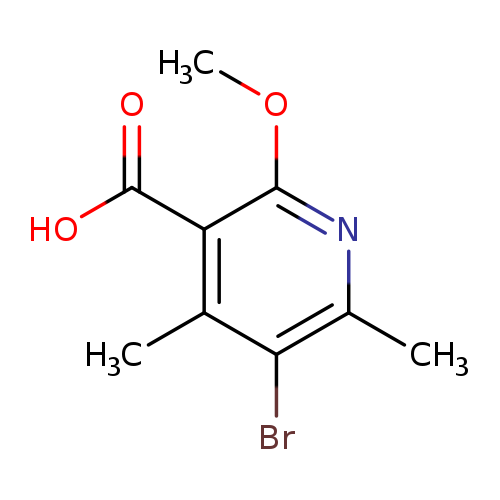 "5-bromo-2-methoxy-4,6-dimethylpyridine-3-carboxylic acid"