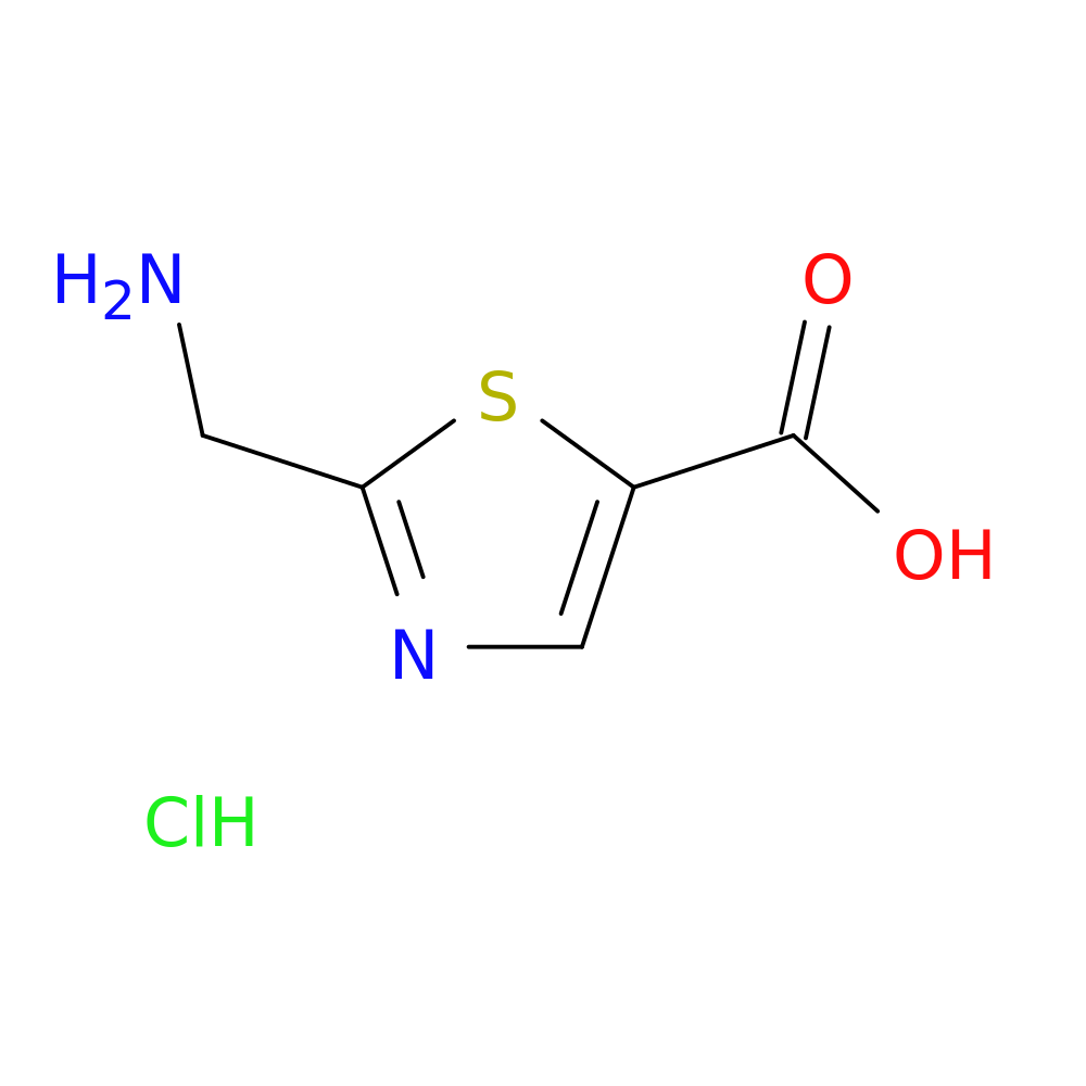 2-(aminomethyl)-1,3-thiazole-5-carboxylic acid hydrochloride