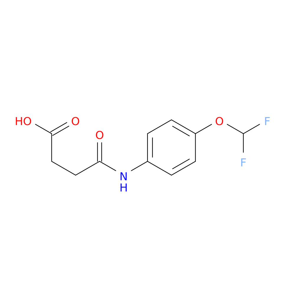 3-{[4-(difluoromethoxy)phenyl]carbamoyl}propanoic acid