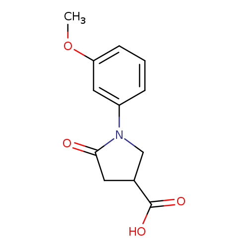 1-(3-Methoxyphenyl)-5-oxopyrrolidine-3-carboxylic acid