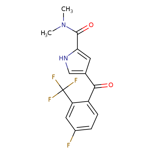 4-[4-fluoro-2-(trifluoromethyl)benzoyl]-N,N-dimethyl-1H-pyrrole-2-carboxamide