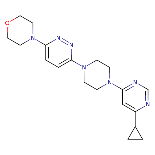 4-{6-[4-(6-cyclopropylpyrimidin-4-yl)piperazin-1-yl]pyridazin-3-yl}morpholine