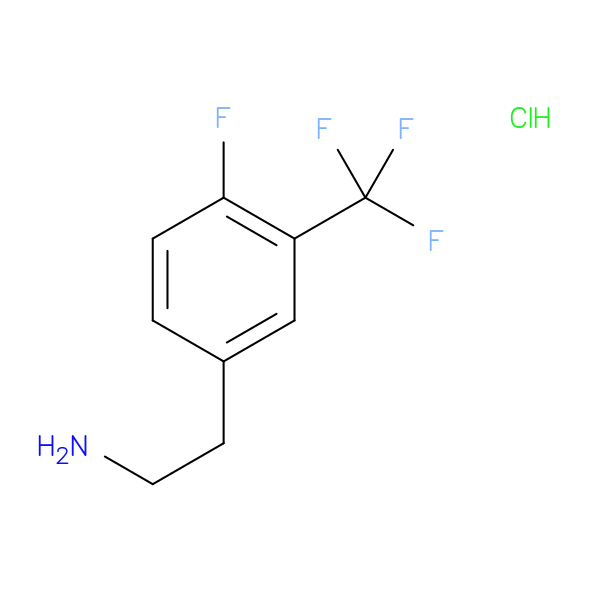 2-[4-fluoro-3-(trifluoromethyl)phenyl]ethan-1-amine hydrochloride