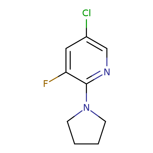 Pyridine, 5-chloro-3-fluoro-2-(1-pyrrolidinyl)-