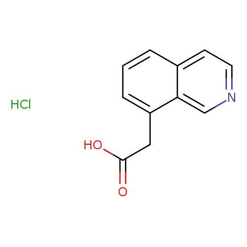 2-(isoquinolin-8-yl)acetic acid hydrochloride