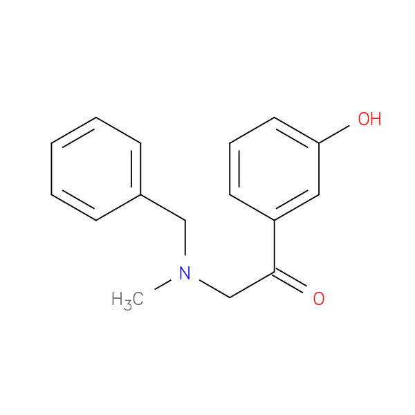 1-(3-Hydroxyphenyl)-2-[methyl(phenylmethyl)amino]ethanone