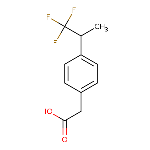 2-(4-(1,1,1-trifluoropropan-2-yl)phenyl)acetic acid