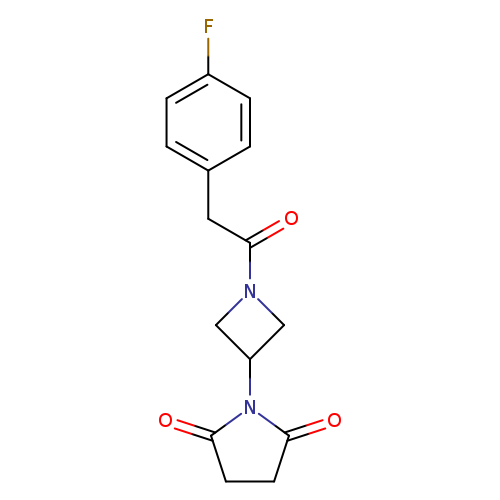1-{1-[2-(4-fluorophenyl)acetyl]azetidin-3-yl}pyrrolidine-2,5-dione