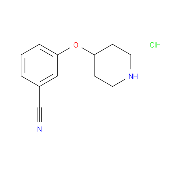 3-(4-Piperidinyloxy)benzonitrile hydrochloride