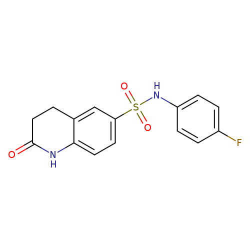 N-(4-fluorophenyl)-2-oxo-1,2,3,4-tetrahydroquinoline-6-sulfonamide