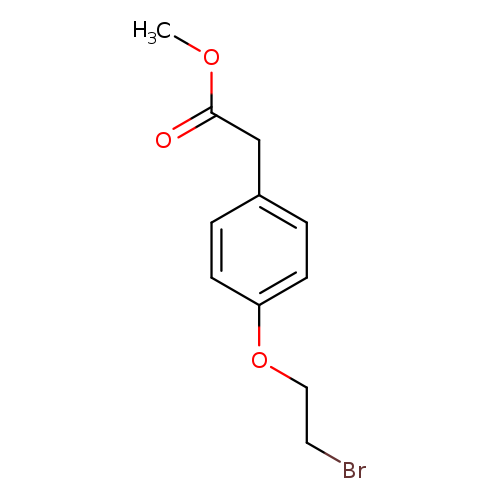 Benzeneacetic acid, 4-(2-bromoethoxy)-, methyl ester