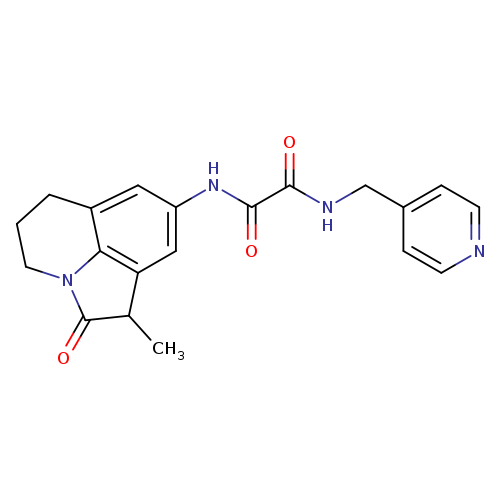 N-{3-methyl-2-oxo-1-azatricyclo[6.3.1.0^{4,12}]dodeca-4,6,8(12)-trien-6-yl}-N'-[(pyridin-4-yl)methyl]ethanediamide