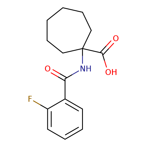 1-(2-FLUORO-BENZOYLAMINO)-CYCLOHEPTANECARBOXYLIC ACID