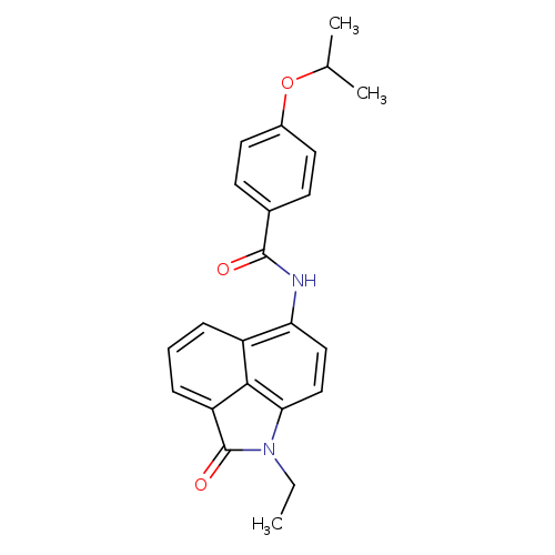N-{2-ethyl-3-oxo-2-azatricyclo[6.3.1.0^{4,12}]dodeca-1(11),4,6,8(12),9-pentaen-9-yl}-4-(propan-2-yloxy)benzamide