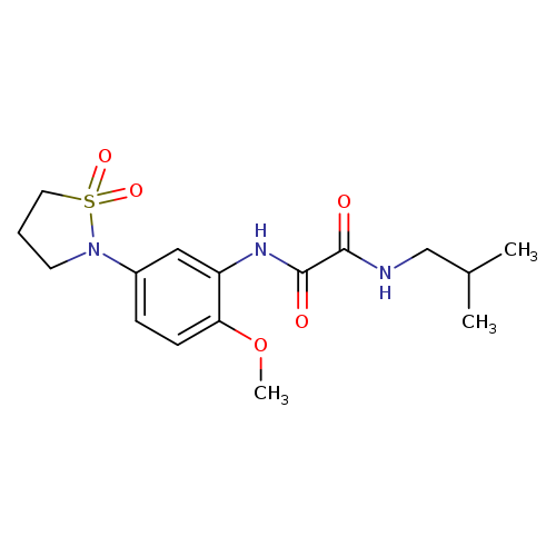 N'-[5-(1,1-dioxo-1lambda6,2-thiazolidin-2-yl)-2-methoxyphenyl]-N-(2-methylpropyl)ethanediamide