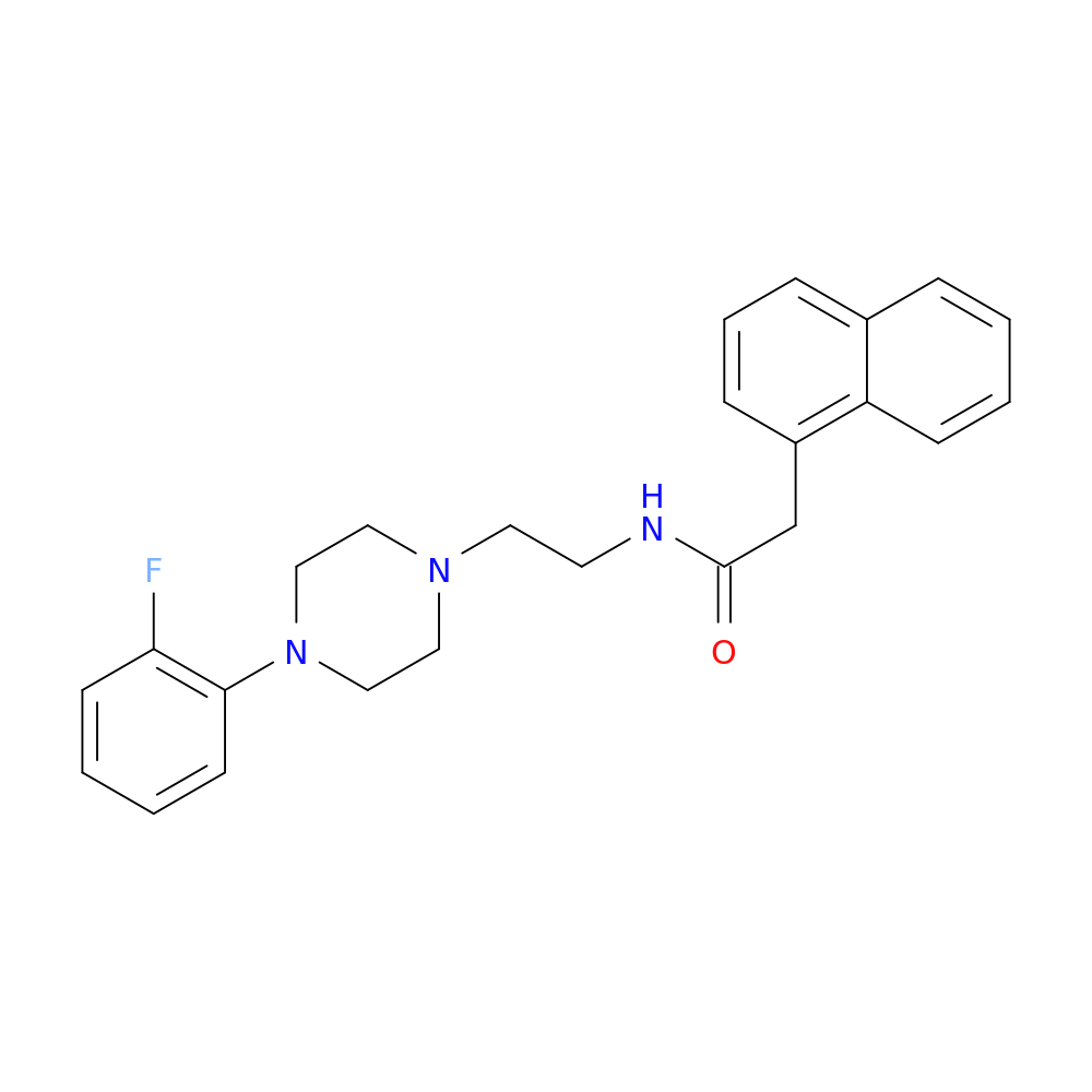 N-{2-[4-(2-fluorophenyl)piperazin-1-yl]ethyl}-2-(naphthalen-1-yl)acetamide