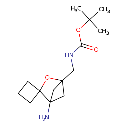 tert-butyl N-({1-amino-3-oxaspiro[bicyclo[2.1.1]hexane-2,1'-cyclobutane]-4-yl}methyl)carbamate