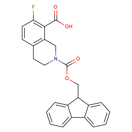 2-{[(9H-fluoren-9-yl)methoxy]carbonyl}-7-fluoro-1,2,3,4-tetrahydroisoquinoline-8-carboxylic acid