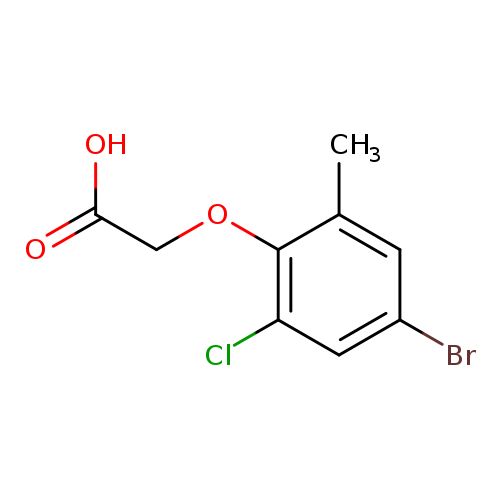 2-(4-bromo-2-chloro-6-methylphenoxy)acetic acid
